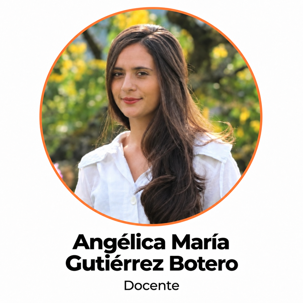 Docente Agelica Maria Gutierrez