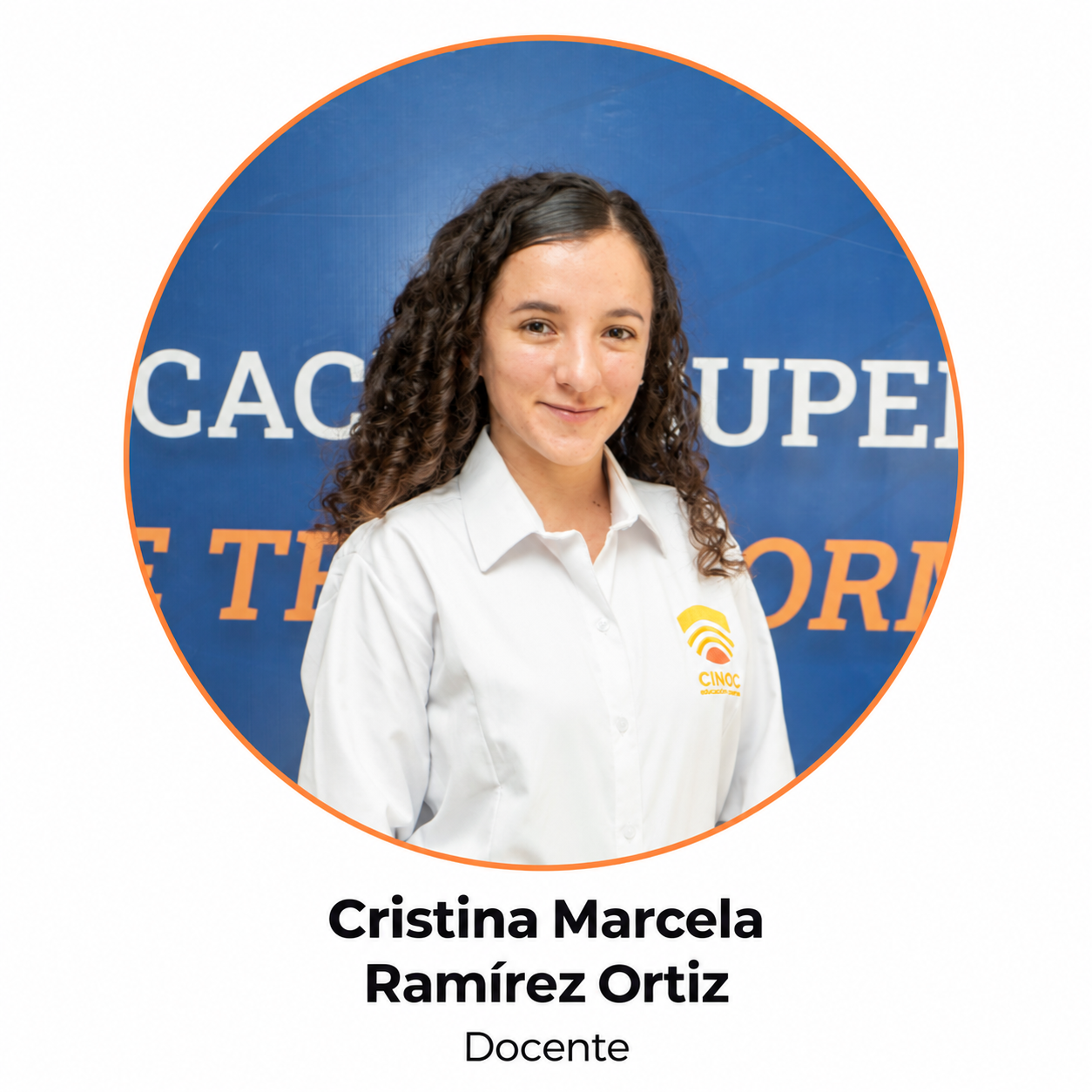 Docente Cristina Ramírez