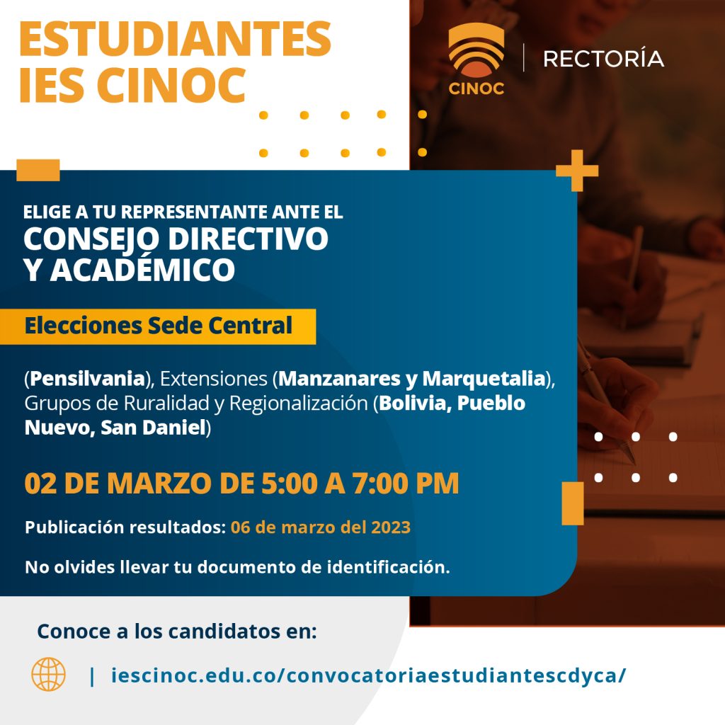 Elecciones Consejo Directivo y Académico