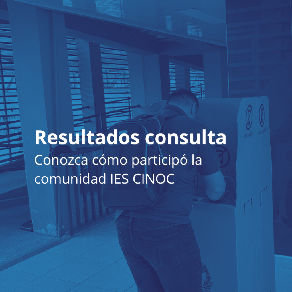 Acta de escrutinio – Consulta para elección y designación de rector IES CINOC