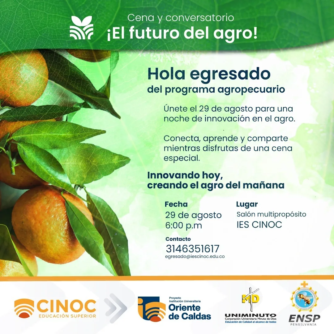 encuentro egresados agropecuaria ies cinoc 2024
