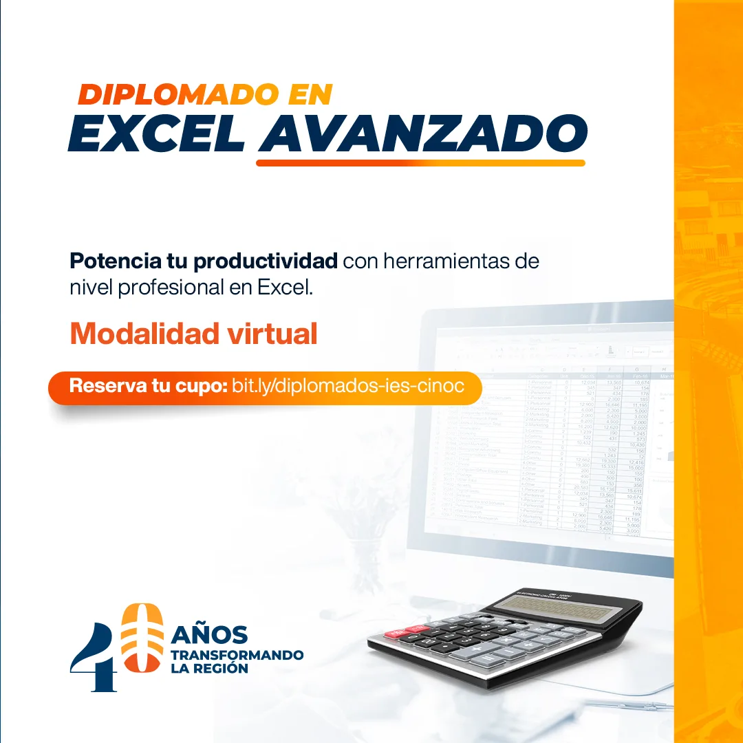 excel avanzado diplomado ies cinoc 2025